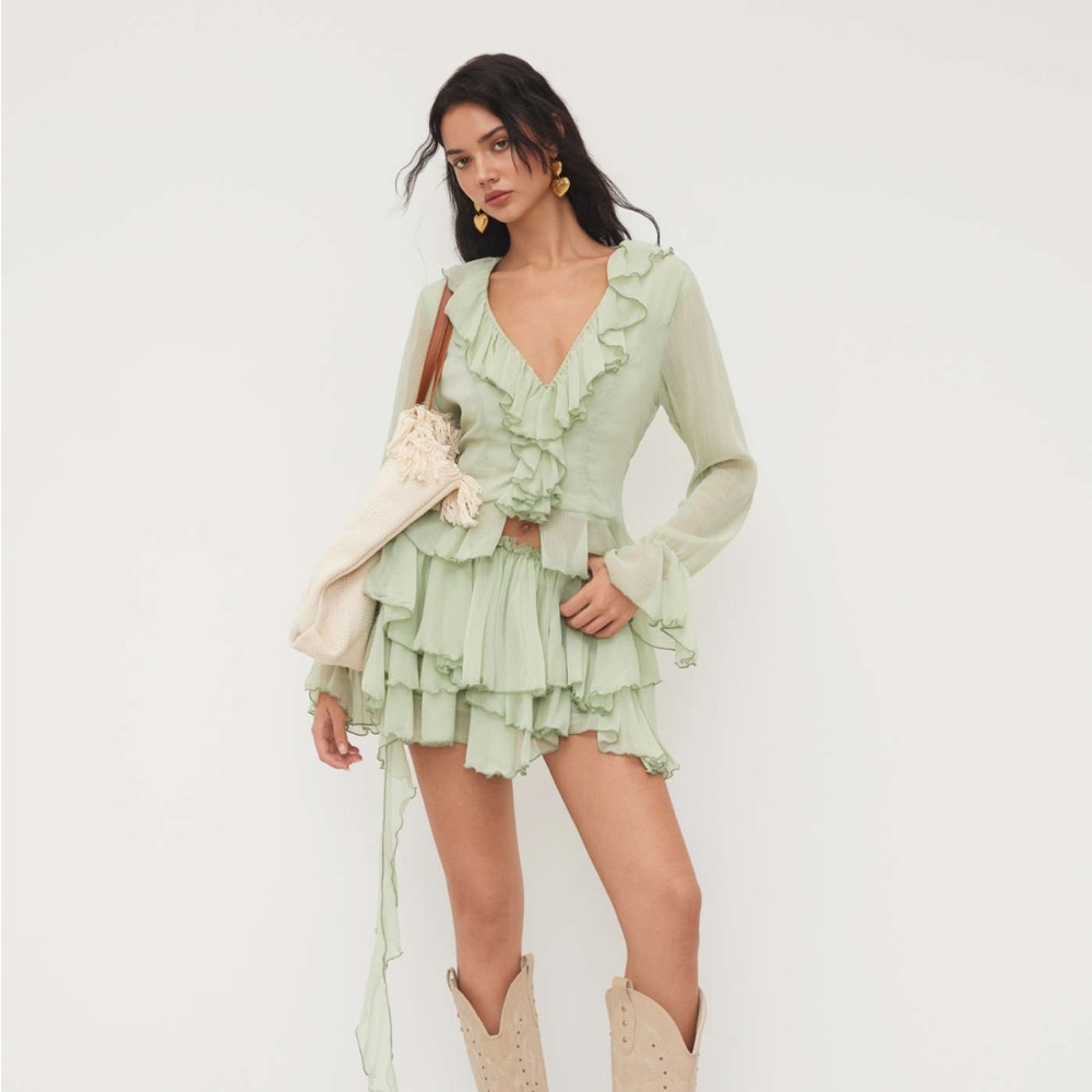 Cider chiffon skirt